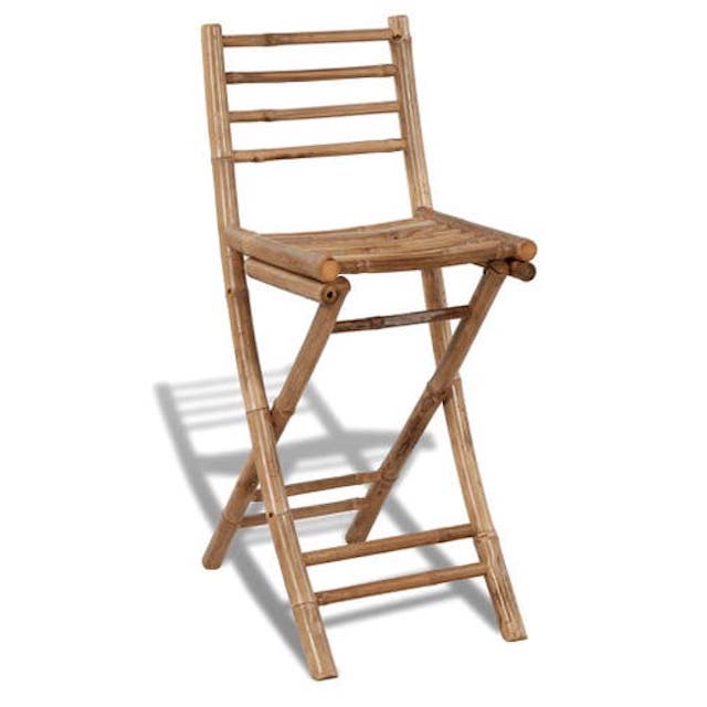 TIKI BAR STOOL, Bamboo Chair 100cm H